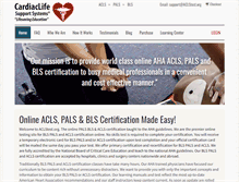 Tablet Screenshot of aclstest.org